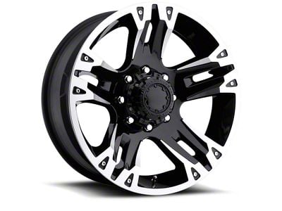 Ultra Wheels Maverick Gloss Black Machined 5-Lug Wheel; 20x9; 18mm Offset (09-18 RAM 1500)