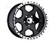 Ultra Wheels Rogue Gloss Black Machined 5-Lug Wheel; 17x8; 10mm Offset (09-18 RAM 1500)
