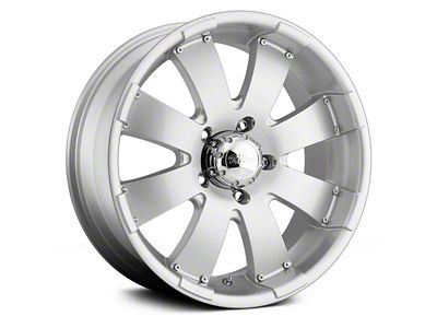 Ultra Wheels Mako Bright Silver with Ultra Armor All-Season Coating 8-Lug Wheel; 18x8.5; 12mm Offset (11-16 F-250 Super Duty)