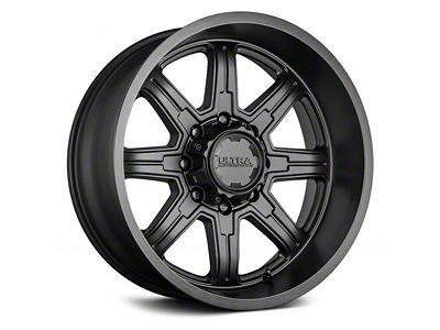 Ultra Wheels Menace Satin Black 8-Lug Wheel; 17x9; 12mm Offset (11-16 F-250 Super Duty)