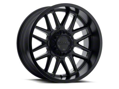 Ultra Wheels Butcher Satin Black 8-Lug Wheel; 18x9; 12mm Offset (11-16 F-350 Super Duty SRW)