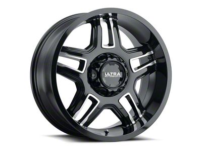 Ultra Wheels Armageddon Gloss Black 8-Lug Wheel; 20x9; 18mm Offset (23-26 F-350 Super Duty SRW)
