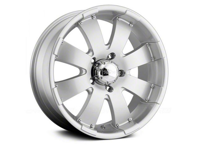 Ultra Wheels Mako Bright Silver with Ultra Armor All-Season Coating 8-Lug Wheel; 18x8.5; 12mm Offset (23-24 F-350 Super Duty SRW)