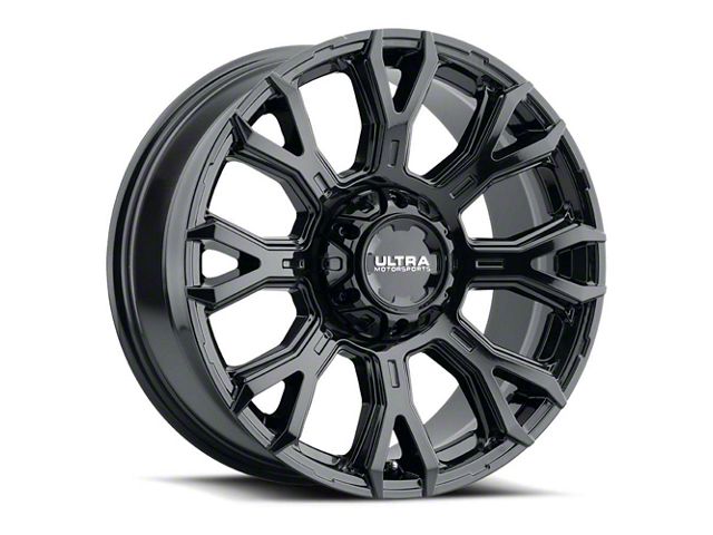 Ultra Wheels Scorpion Gloss Black 8-Lug Wheel; 18x9; 1mm Offset (23-24 F-350 Super Duty SRW)