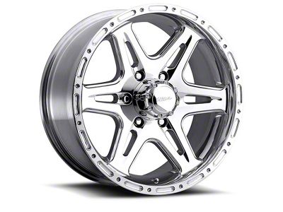 Ultra Wheels Badlands Polished 6-Lug Wheel; 18x9; 12mm Offset (24-25 Ranger)