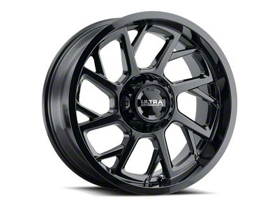 Ultra Wheels Patriot Gloss Black 6-Lug Wheel; 18x9; 1mm Offset (24-25 Ranger)