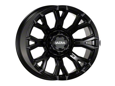 Ultra Wheels Scorpion Gloss Black 6-Lug Wheel; 20x10; -25mm Offset (99-06 Silverado 1500)