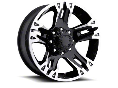 Ultra Wheels Maverick Gloss Black Machined 6-Lug Wheel; 16x8; 10mm Offset (23-24 Canyon)