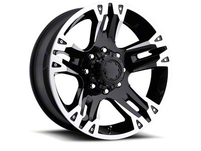 Ultra Wheels Maverick Gloss Black Machined 6-Lug Wheel; 20x9; 18mm Offset (23-26 Canyon)