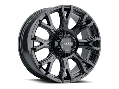 Ultra Wheels Scorpion Gloss Black 6-Lug Wheel; 17x9; 12mm Offset (21-25 F-150)