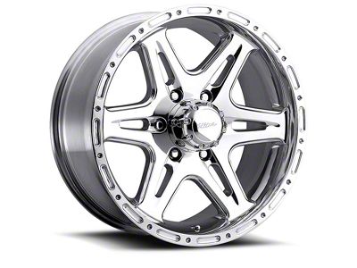 Ultra Wheels Badlands Polished 6-Lug Wheel; 17x9; 12mm Offset (19-23 Ranger)