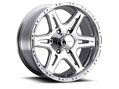 Ultra Wheels Badlands Polished 6-Lug Wheel; 17x9; 0mm Offset (14-18 Sierra 1500)