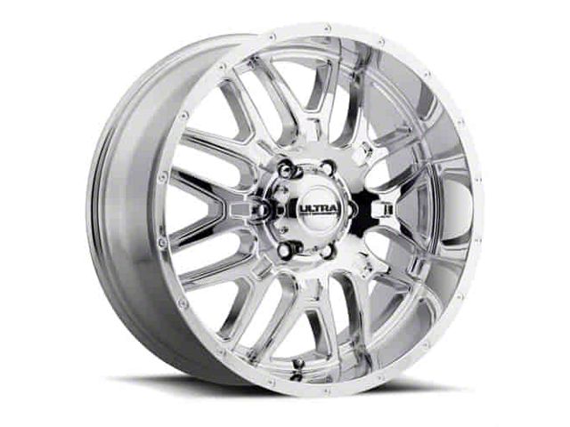 Ultra Wheels Hunter Chrome 8-Lug Wheel; 20x9; 18mm Offset (20-24 Sierra 2500 HD)