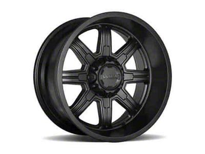 Ultra Wheels Menace Satin Black 8-Lug Wheel; 16x8; -6mm Offset (07-10 Sierra 2500 HD)