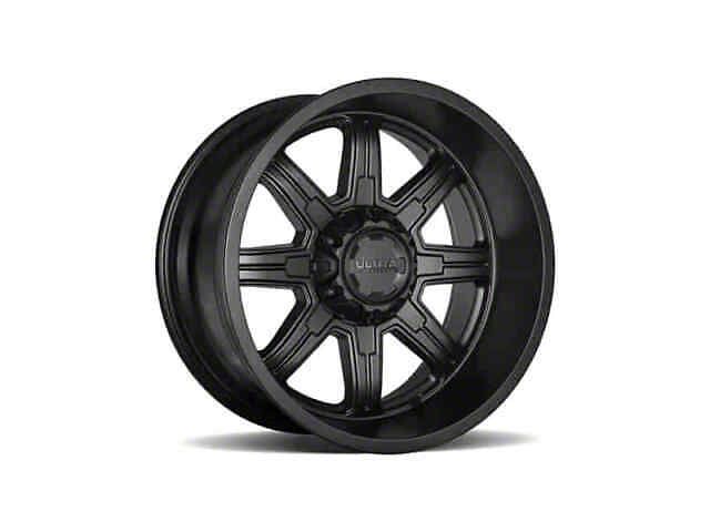 Ultra Wheels Menace Satin Black 8-Lug Wheel; 16x8; -6mm Offset (07-10 Sierra 3500 HD SRW)