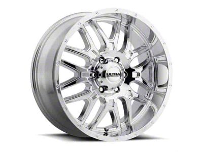 Ultra Wheels Hunter Chrome 8-Lug Wheel; 20x9; 18mm Offset (20-25 Silverado 3500 HD SRW)