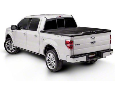 UnderCover Elite Hinged Tonneau Cover; Black Textured (15-22 Canyon)