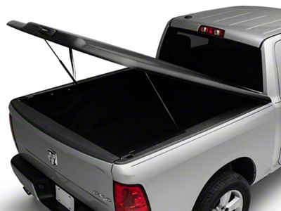 UnderCover Elite Hinged Tonneau Cover; Black Textured (09-18 RAM 1500 w/ 5.7-Foot & 6.4-Foot Box & w/o RAM Box)