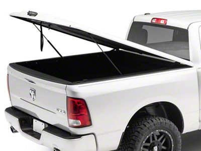 UnderCover Elite LX Hinged Tonneau Cover; Unpainted (09-18 RAM 1500 w/ 5.7-Foot & 6.4-Foot Box & w/o RAM Box)