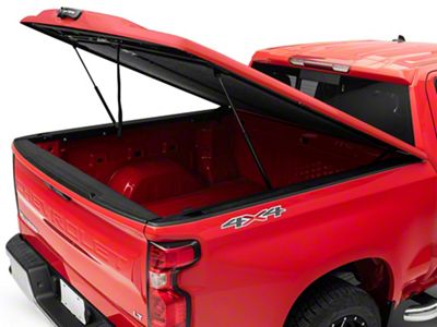 UnderCover Elite Smooth Hinged Tonneau Cover; Unpainted (19-25 Silverado 1500 w/ 5.80-Foot Short & 6.50-Foot Standard Box)