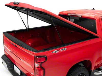 UnderCover Elite Smooth Hinged Tonneau Cover; Unpainted (19-24 Silverado 1500 w/ 5.80-Foot Short & 6.50-Foot Standard Box)