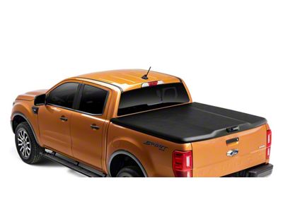 UnderCover Elite Smooth Hinged Tonneau Cover; Unpainted (21-24 F-150 w/ 5-1/2-Foot & 6-1/2-Foot Bed)