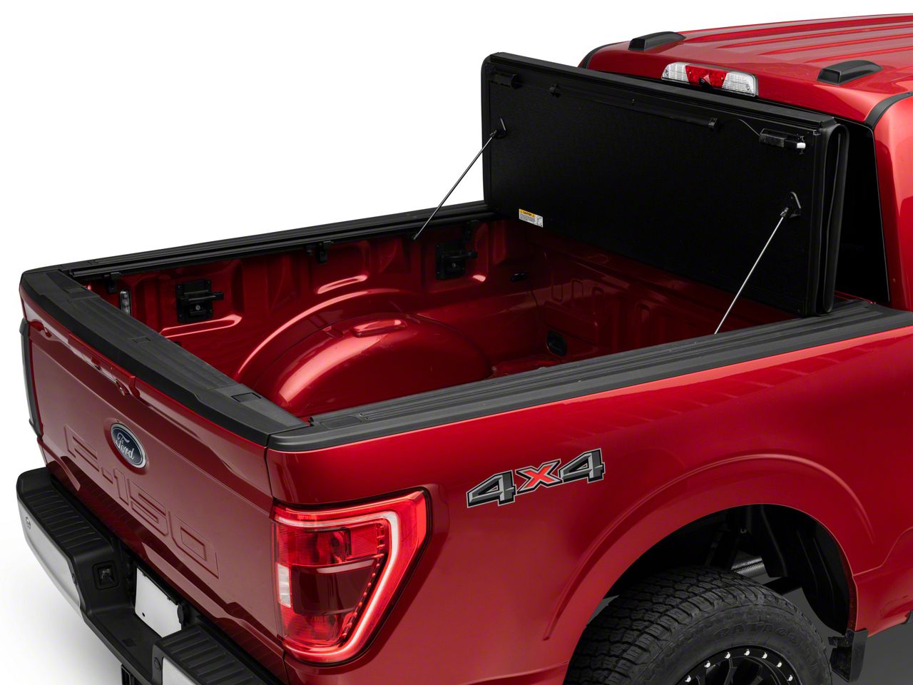 UnderCover Flex Tri-Fold Tonneau Cover; Black Textured (21-24 F-150)