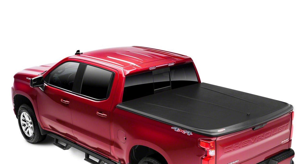 UnderCover SE Smooth Hinged Tonneau Cover; Unpainted (21-24 F-150 w/ 5-1/2-Foot & 6-1/2-Foot Bed)