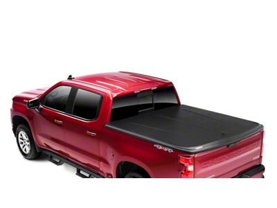 UnderCover SE Smooth Hinged Tonneau Cover; Unpainted (21-24 F-150 w/ 5-1/2-Foot & 6-1/2-Foot Bed)