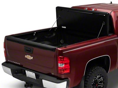 UnderCover Flex Tri-Fold Tonneau Cover; Black Textured (07-13 Silverado 1500 w/ 5.80-Foot Short & 6.50-Foot Standard Box)