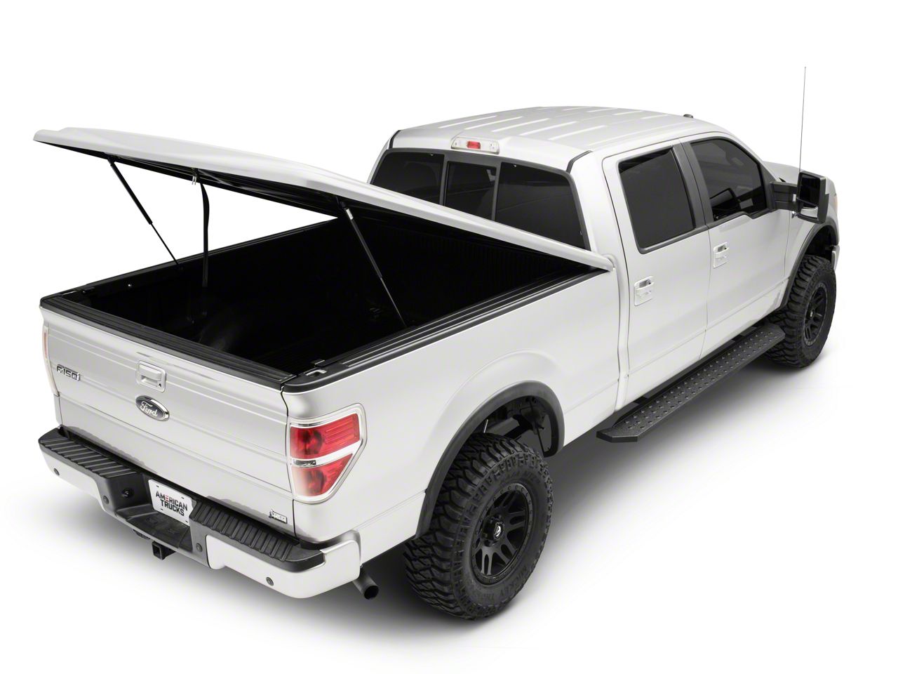 洋書 FORD TRUCKS SINCE1905 UnderCover F-150 LUX Hinged Tonneau Cover; Unpainted T537495