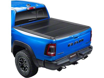 UnderCover Ultra Flex Tri-Fold Tonneau Cover; Black Textured (19-24 RAM 1500 w/ Multifunction Tailgate)