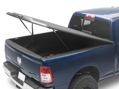 UnderCover Elite Hinged Tonneau Cover; Black Textured (10-24 RAM 2500 w/ 6.4-Foot Box & w/o RAM Box)