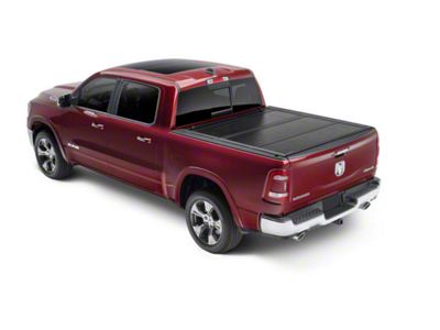 UnderCover Flex Tri-Fold Tonneau Cover; Black Textured (03-24 RAM 2500 w/ 6.4-Foot Box & w/o RAM Box)