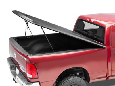UnderCover SE Hinged Tonneau Cover; Black Textured (10-24 RAM 2500 w/ 6.4-Foot Box & w/o RAM Box)