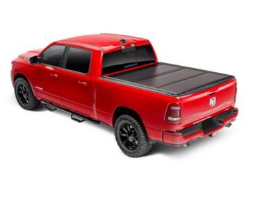 UnderCover Ultra Flex Tri-Fold Tonneau Cover; Black Textured (03-24 RAM 2500 w/ 6.4-Foot Box & w/o RAM Box)