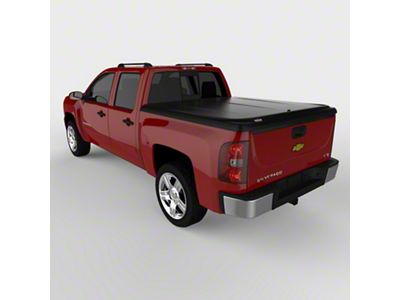 UnderCover SE Hinged Tonneau Cover; Black Textured (07-13 Silverado 1500 w/ 5.80-Foot Short & 6.50-Foot Standard Box)