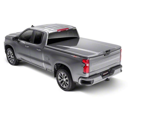 UnderCover Elite Hinged Tonneau Cover; Black Textured (19-24 Sierra 1500 w/ 6.50-Foot Standard Box & w/o MultiPro Tailgate)
