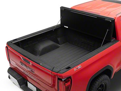 UnderCover Flex Tri-Fold Tonneau Cover; Black Textured (19-24 Sierra 1500 w/ 5.80-Foot Short & 6.50-Foot Standard Box)