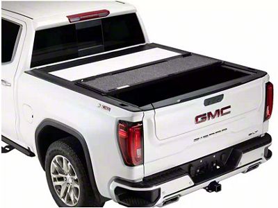 UnderCover Fusion Hard Folding Tonneau Cover; Pre-Painted (19-25 Sierra 1500 w/ 6.50-Foot Standard Box)