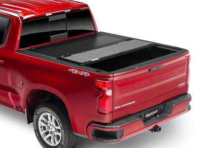 UnderCover Ultra Flex Tri-Fold Tonneau Cover; Black Textured (15-19 Sierra 2500 HD)