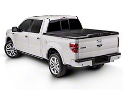 UnderCover Elite Hinged Tonneau Cover; Black Textured (15-19 Sierra 3500 HD w/ 6.50-Foot Standard Box)
