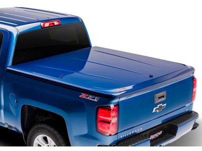 UnderCover LUX Hinged Tonneau Cover; Pre-Painted (19-24 Silverado 1500 w/ 5.80-Foot Short Box)