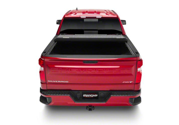 Hard Tri-Fold Truck Bed Tonneau Cover 5.8FT For Silverado Sierra 1500 2019-2021, Black Vinyl Waterproof