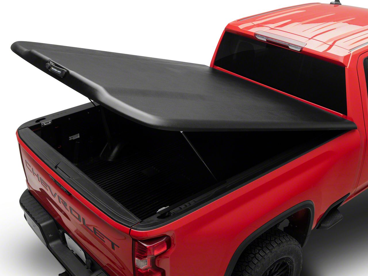 ONINE Soft Roll-Up Tonneau Cover For 2019-2024 Chevy Silverado 1500 5.8ft Bed - Dual Coated Vinyl