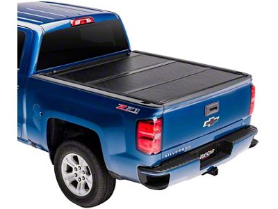 UnderCover Flex Tri-Fold Tonneau Cover; Black Textured (15-19 Silverado 2500 HD)