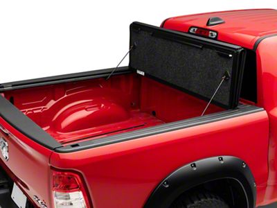 UnderCover Ultra Flex Tri-Fold Tonneau Cover; Black Textured (19-24 RAM 1500 w/o Multifunction Tailgate)