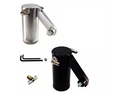 UPR Products Billet Oil Catch Can; Satin (11-14 5.0L F-150)