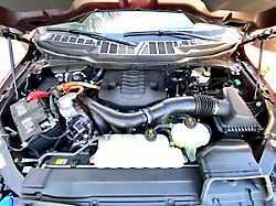 UPR Products Dual Valve Plug N Play Clean Side Oil Catch Can; Black (21-25 3.5L PowerBoost F-150)