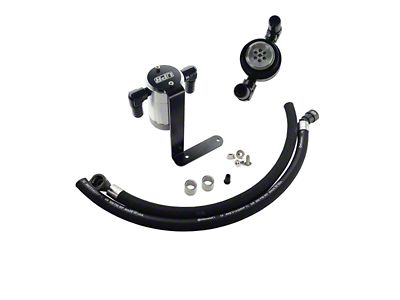 UPR Products Plug N Play Oil Catch Can; Passenger Side; Black (10-14 6.2L F-150 Raptor; 15-25 2.7L/3.5L EcoBoost, 5.0L F-150)